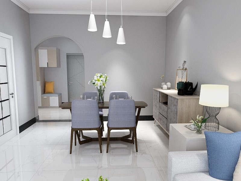 阳光力天装饰怎么样?107平两居室造简单时尚的轻奢现代风格