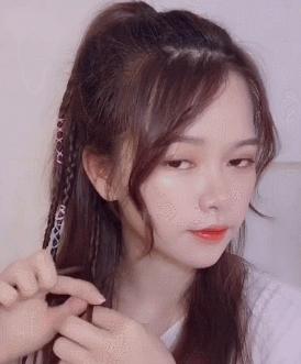 发型扎法简单又好看的编发,编发简单易扎的发型