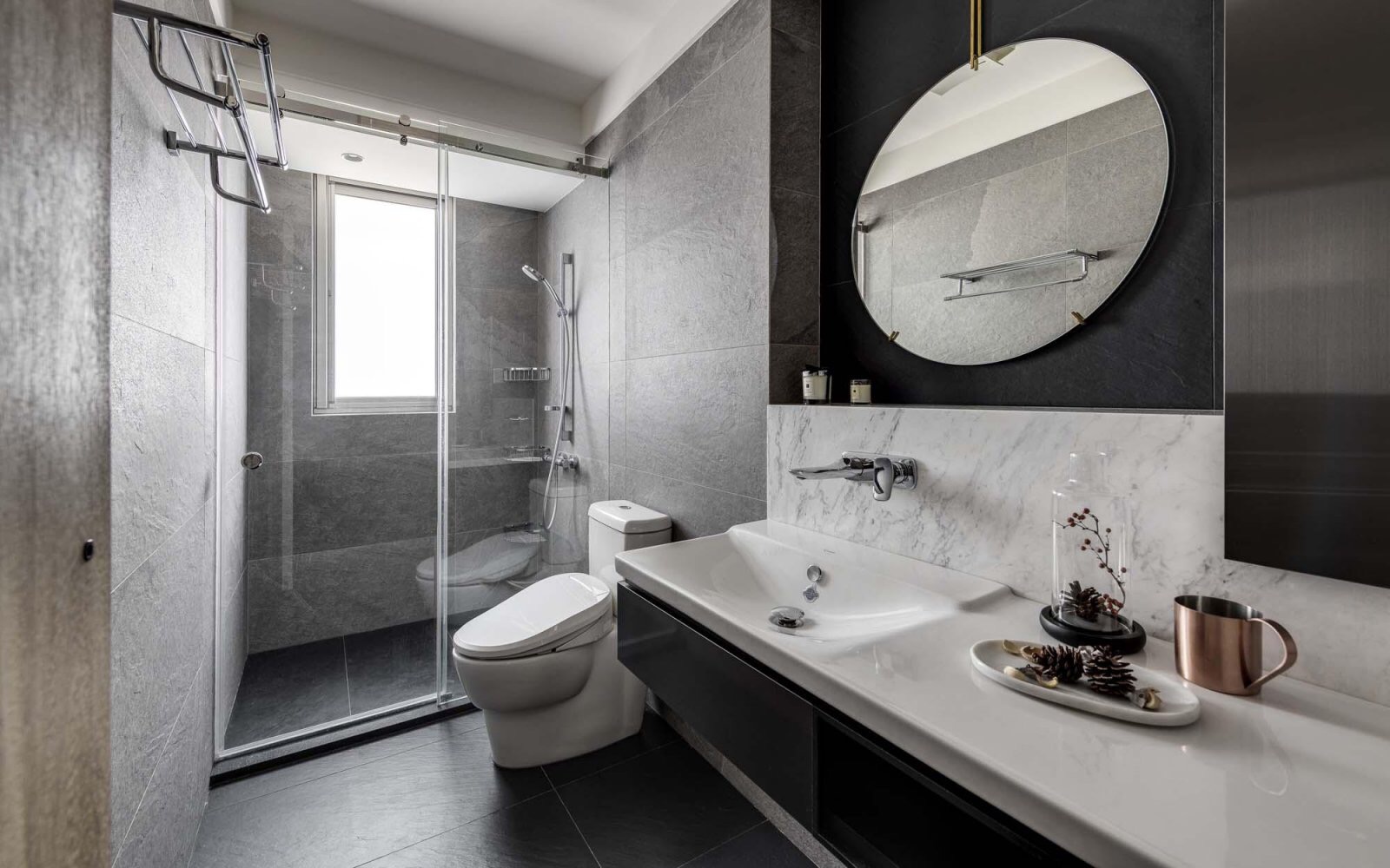 101平东户三房两厅两卫简约装修,3房二厅现代简约装修风格