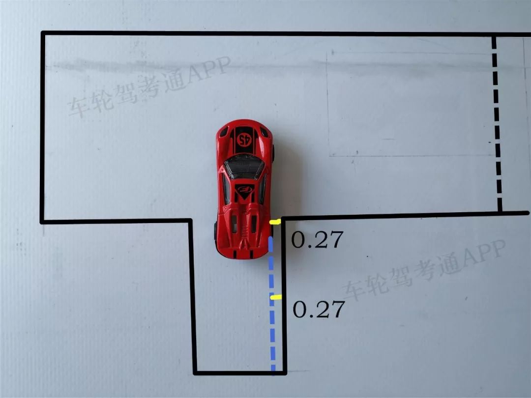 倒车入库最简单不用看点位方法,倒车入库最精准最正确的点位