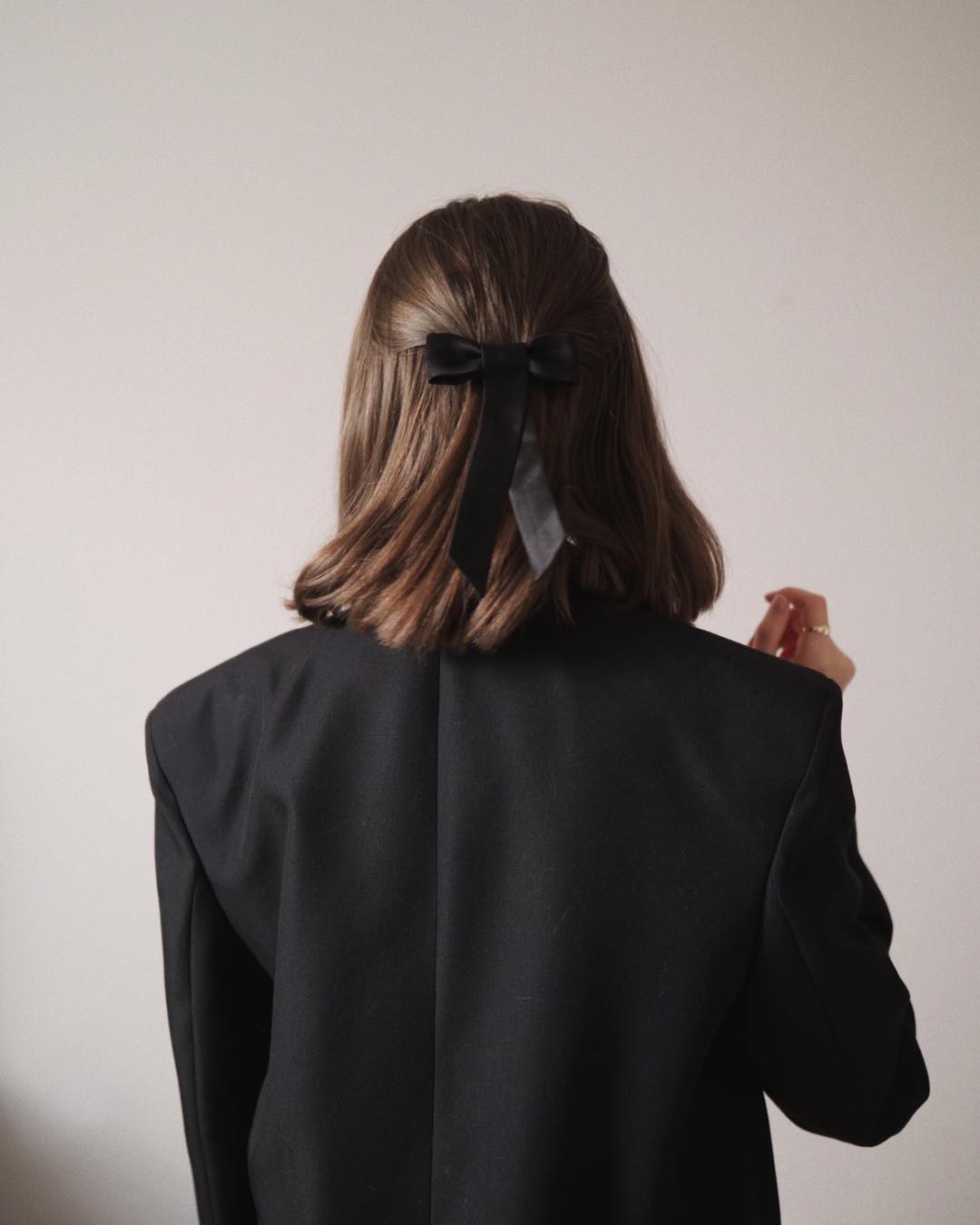 适合夏天的蝴蝶结,披头散发打蝴蝶结