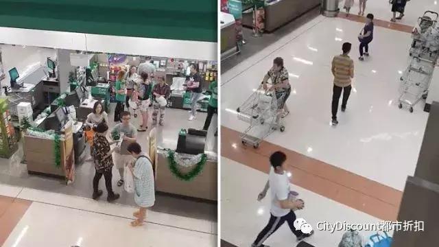 熟练跑圈圈！这些人组织有序，高效专业，澳洲超市束手无策