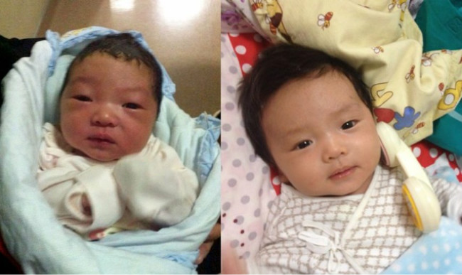 小宝贝怎么越长越丑了,小宝贝刚出生真可爱