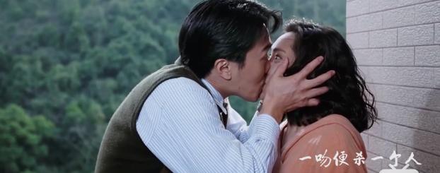 周星驰和张敏最经典一吻,周星驰处处吻