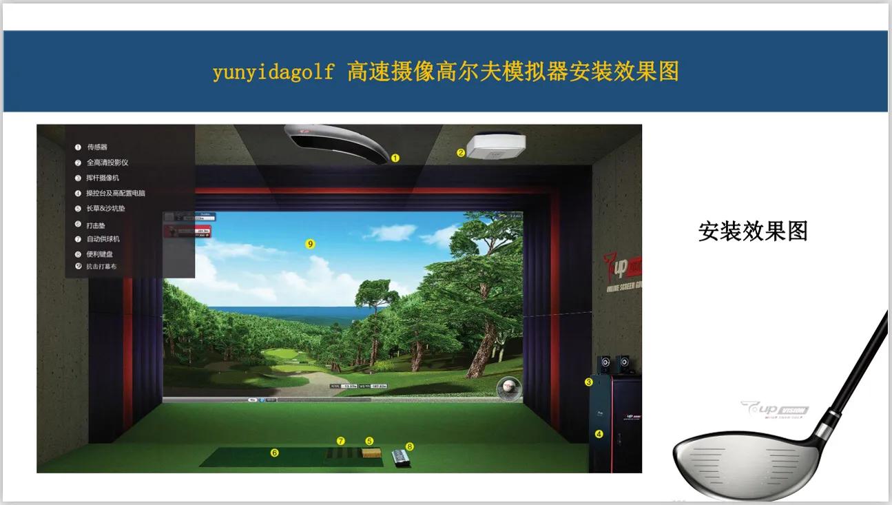 传统高尔夫练习场升级,高端高尔夫球练习场