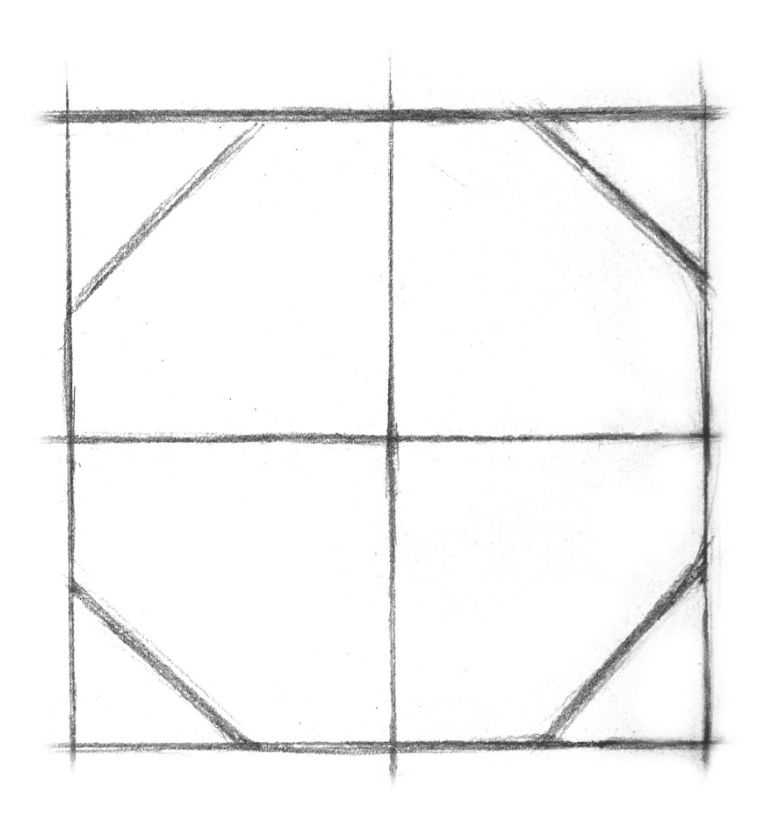 几何体入门素描画法步骤,16种素描基础几何体画法