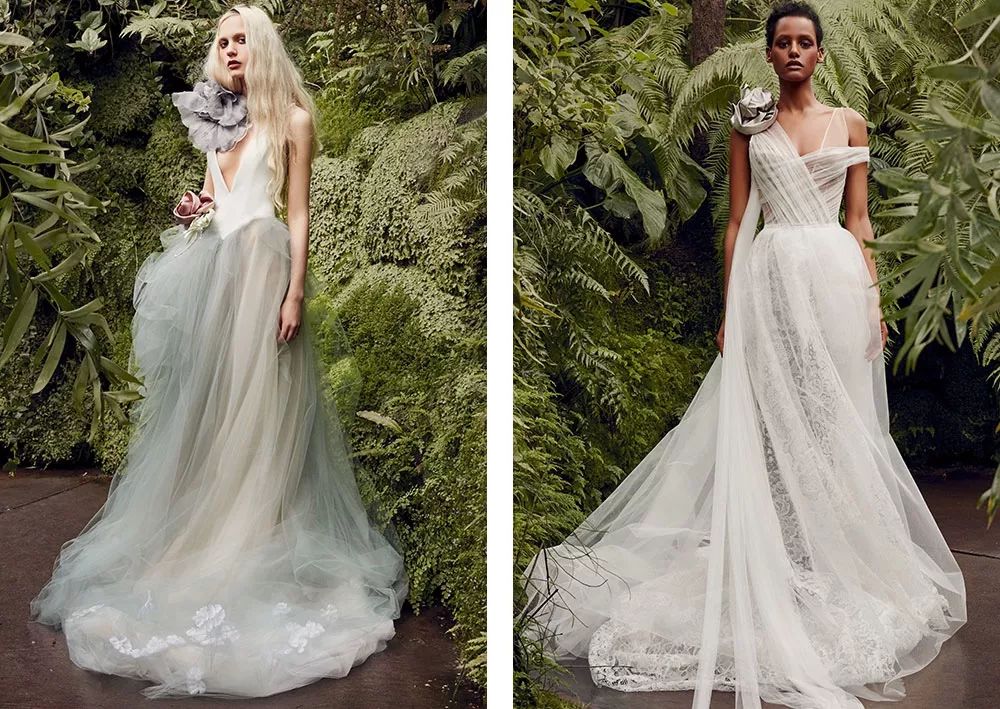 昆凌结婚穿的婚纱真的好大气,唐嫣昆凌婚纱