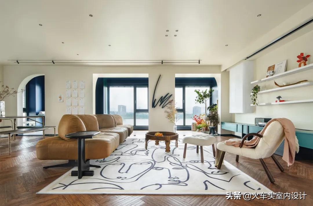 155㎡圆弧空间，三代同堂的无代沟共处