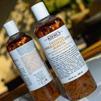 蛋挞种草日记,科颜氏金盏花水倩碧黄油