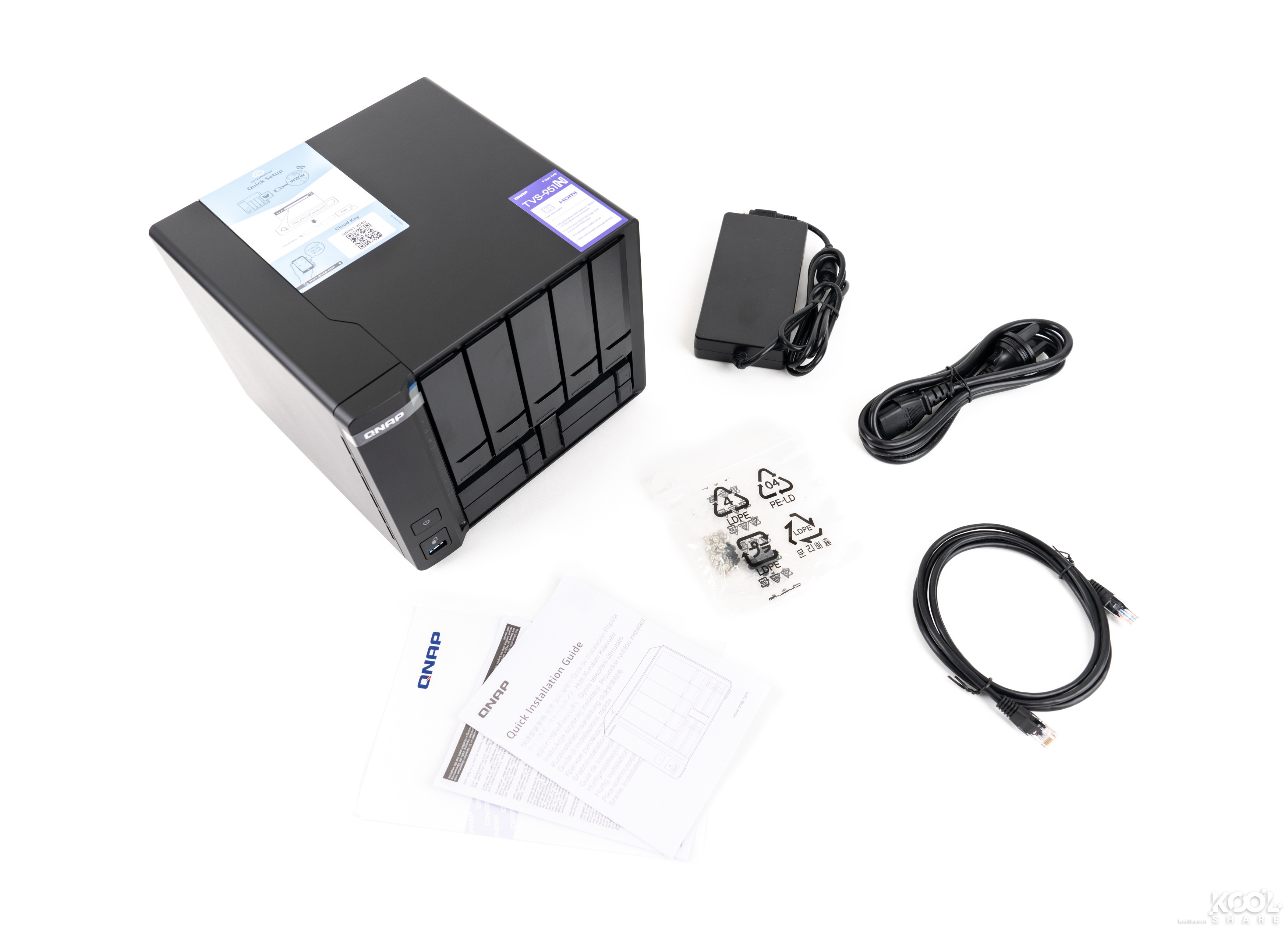 经济型9盘位NAS,QNAPTVS-951N开箱拆解评测