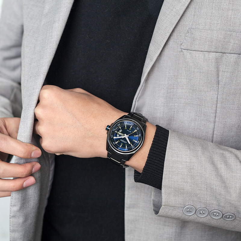 型男魅力手表,男士西铁城光动能