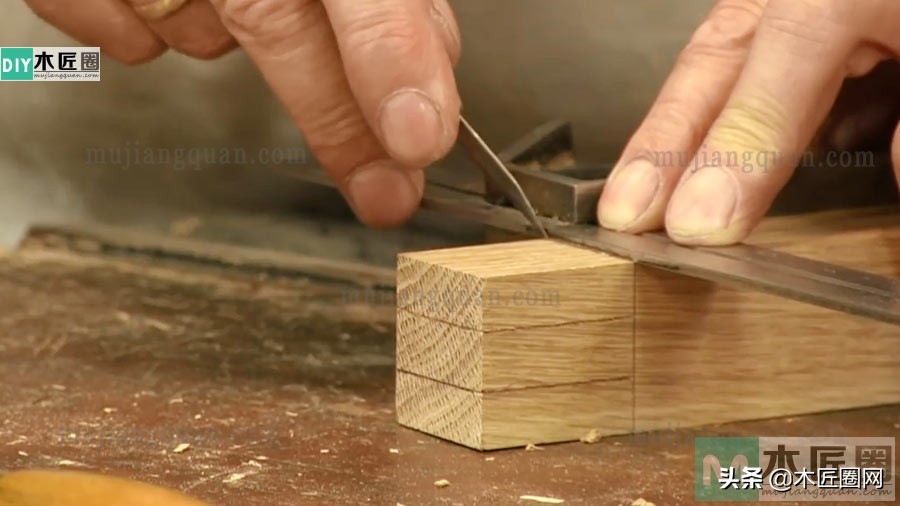 木匠手艺榫卯结构制作,木匠榫卯制作教程