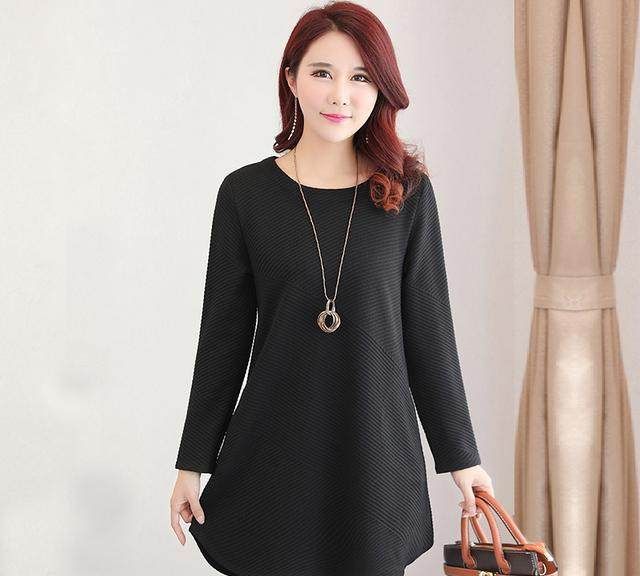 大码女装冬洋气减龄微胖,微胖百搭显瘦大码女装