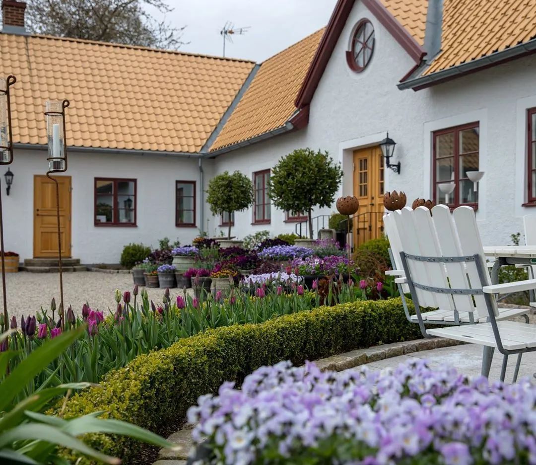 小面积庭院景观,庭院微地形绿化效果图