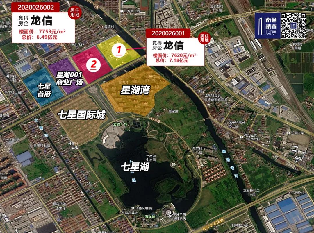 击破天花板！楼面价双双破7600元/㎡，今天龙信首入海安直接爆场