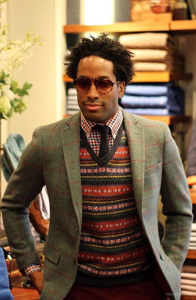 绅士毛衣男推荐,潮男秋季这件毛衣穿起来超帅