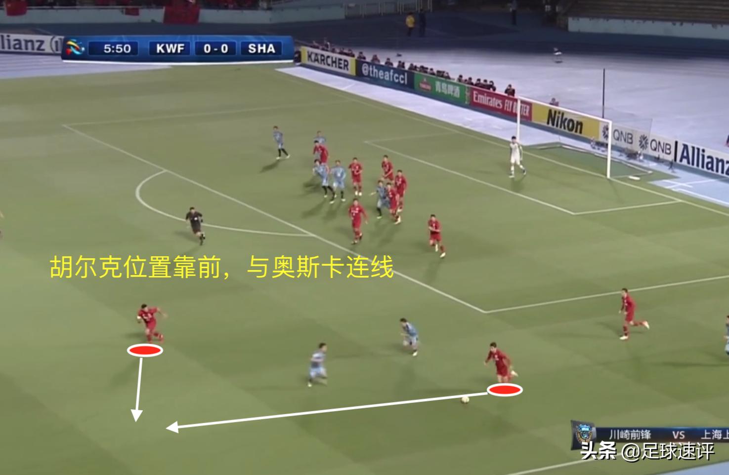 上海上港主场对阵鹿岛,上海上港1比0胜川崎前锋