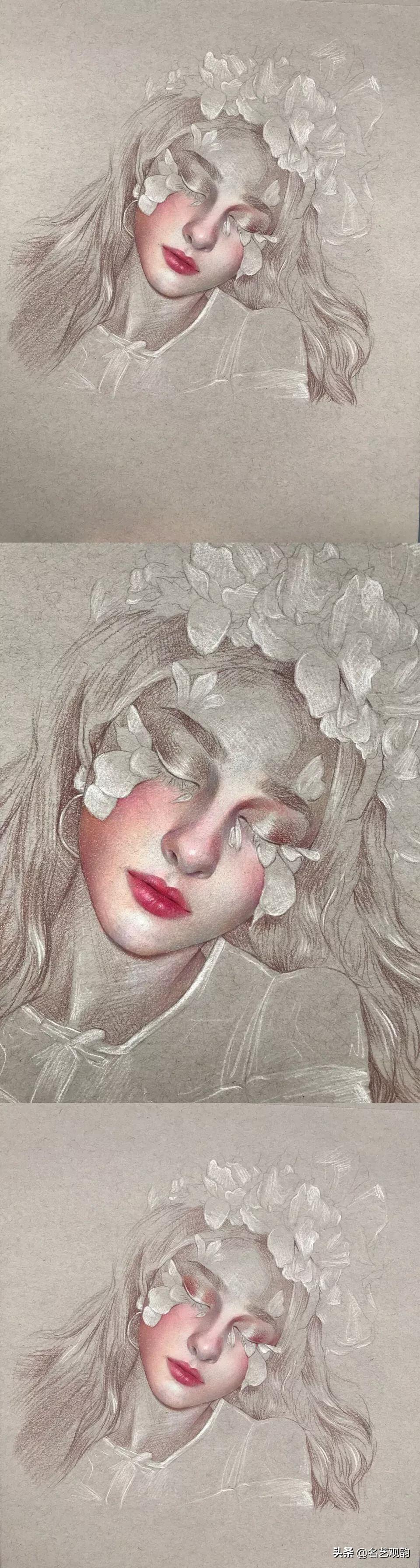 如何用彩铅画女天使男恶魔,用彩铅画动漫人物天使恶魔