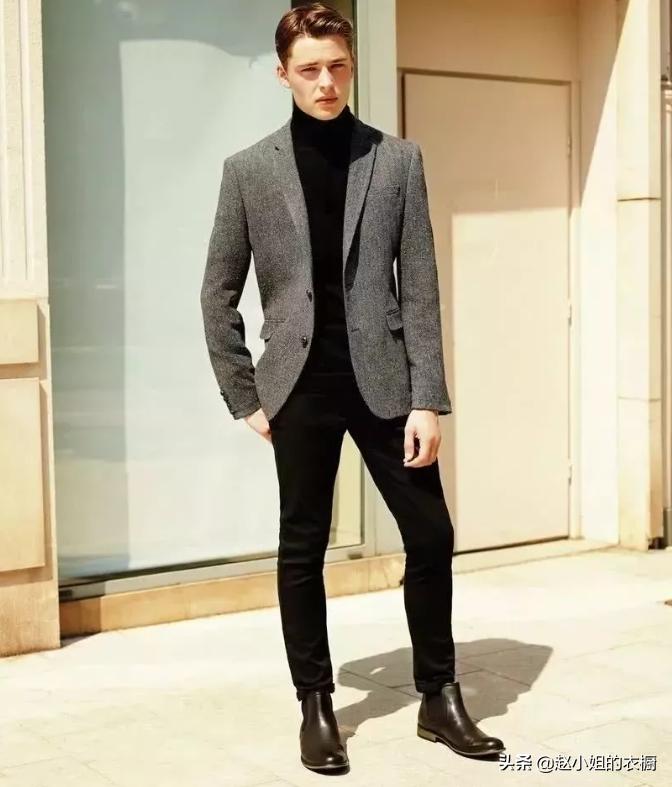 帅气中性切尔西靴,白色尖头切尔西靴