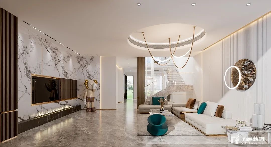 别墅现代简约版装修,600平别墅装修风格大全2022新款