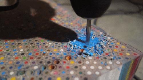 国外大神自己制作吉他,铅笔做吉他