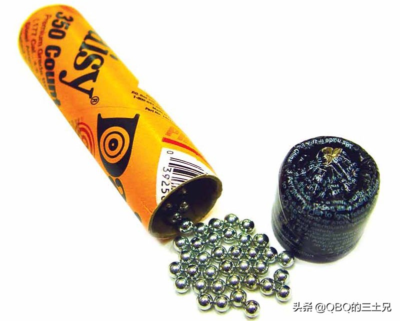 除了你熟悉的*弹铅**之外,世界上还有一多半的气枪,是打这种小球的