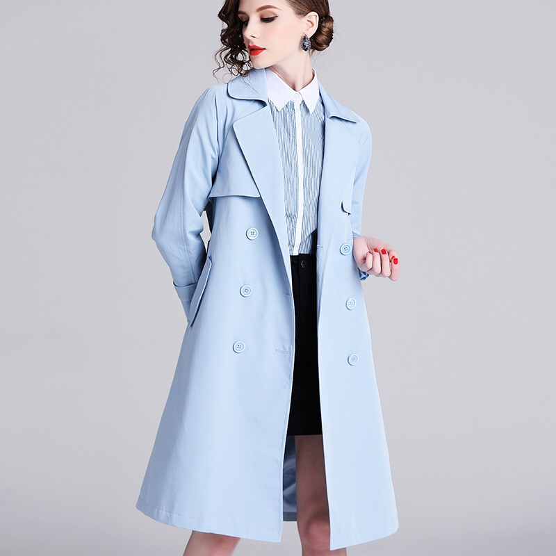 不易褶皱的风衣面料,简单大气上档次的风衣