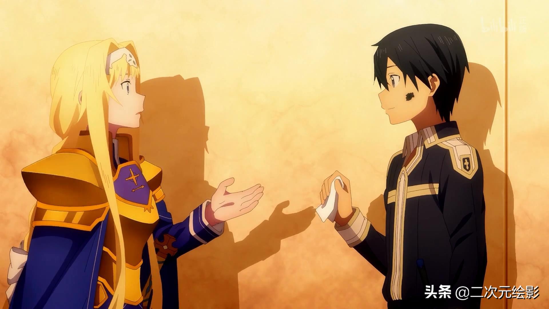 爱丽丝听到桐人和亚丝娜的故事,刀剑神域亚丝娜狩猎桐人