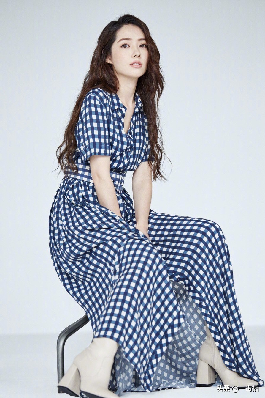 郭碧婷黑发飘扬完整版,郭碧婷黑长直披发照片