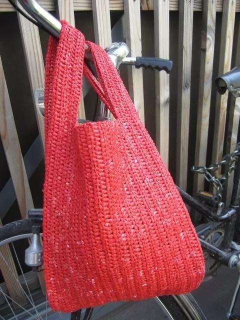 塑料袋手工编织视频,塑料袋编织篮子视频教程