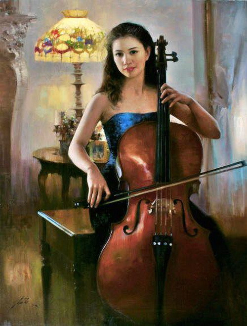 中国油画大师何岸油画欣赏,何岸油画风景写生作品