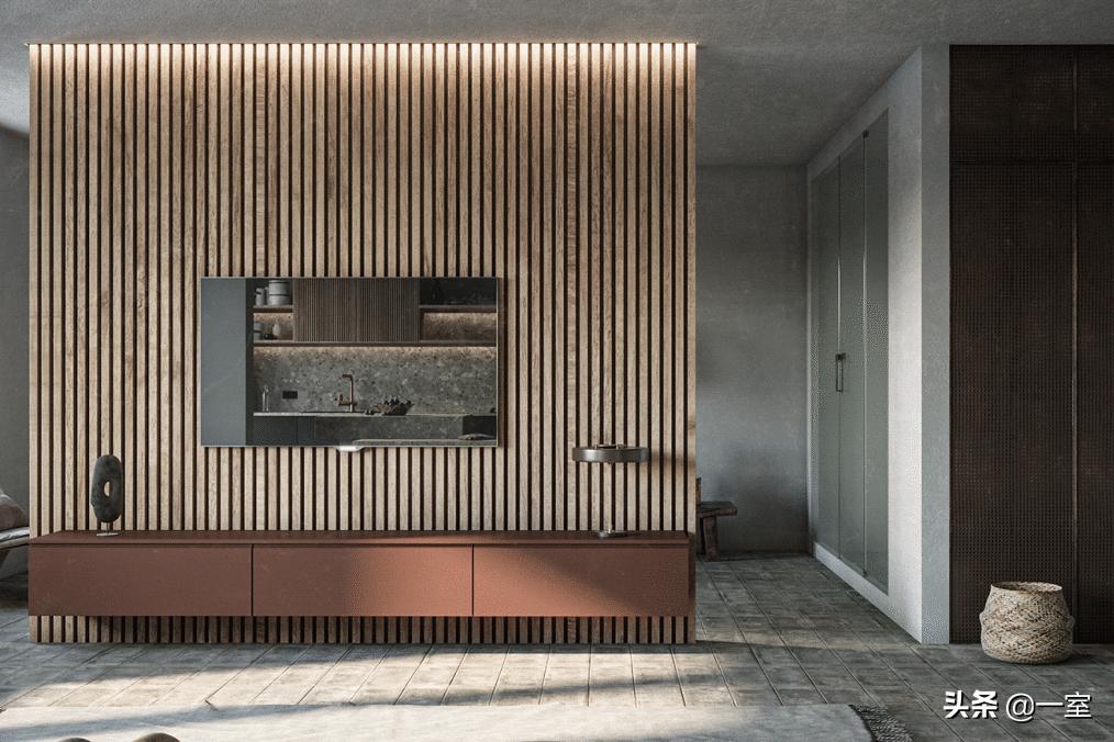 3.3米背景墙设计,客厅背景墙设计简约款