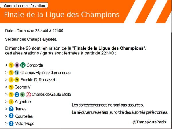 3000警察保卫香街，17个地铁站关闭！欧冠决赛变“新冠狂欢”？