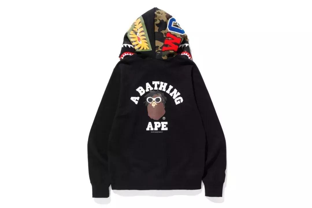 bape联名鲨鱼头,bape鲨鱼头爆款