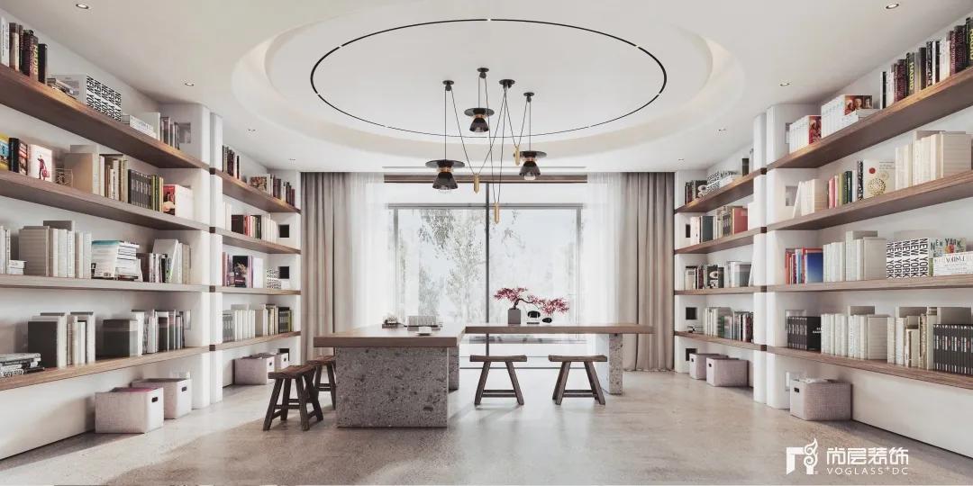 800平侘寂风装修设计案例,800平米禅意别墅