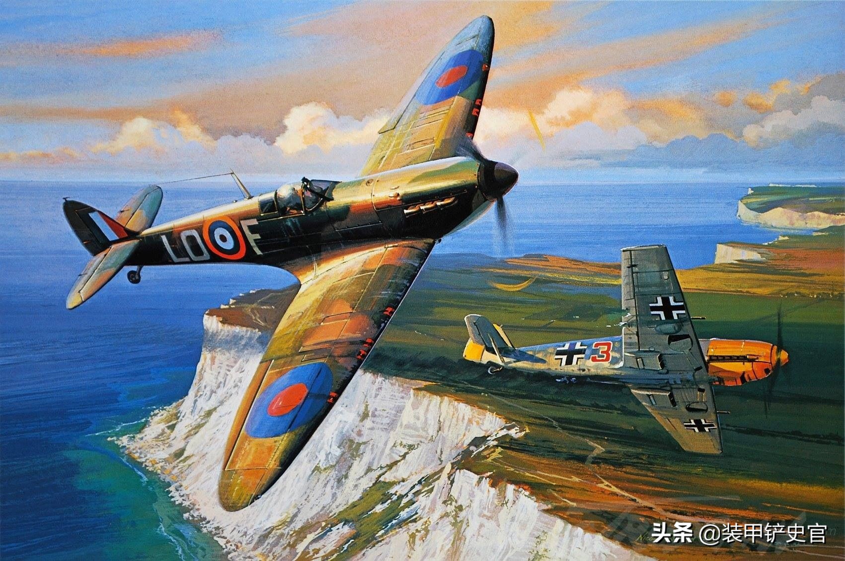 法国飞行员迷航迫降泽西岛,座机被德国人魔改成混血儿