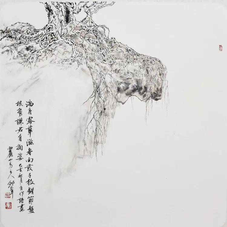 邹大耳写意画作品欣赏,邹大耳写意作品欣赏