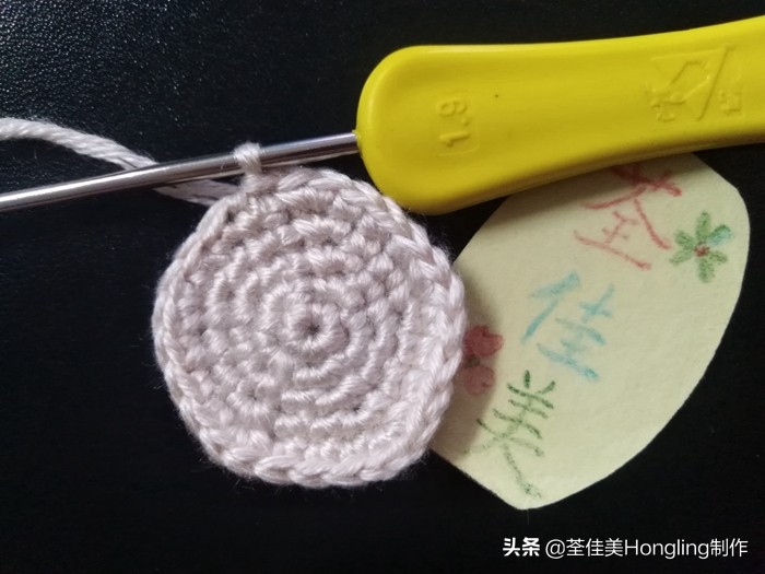 马蹄莲花的钩织教程,马蹄莲宽叶子的钩织教程