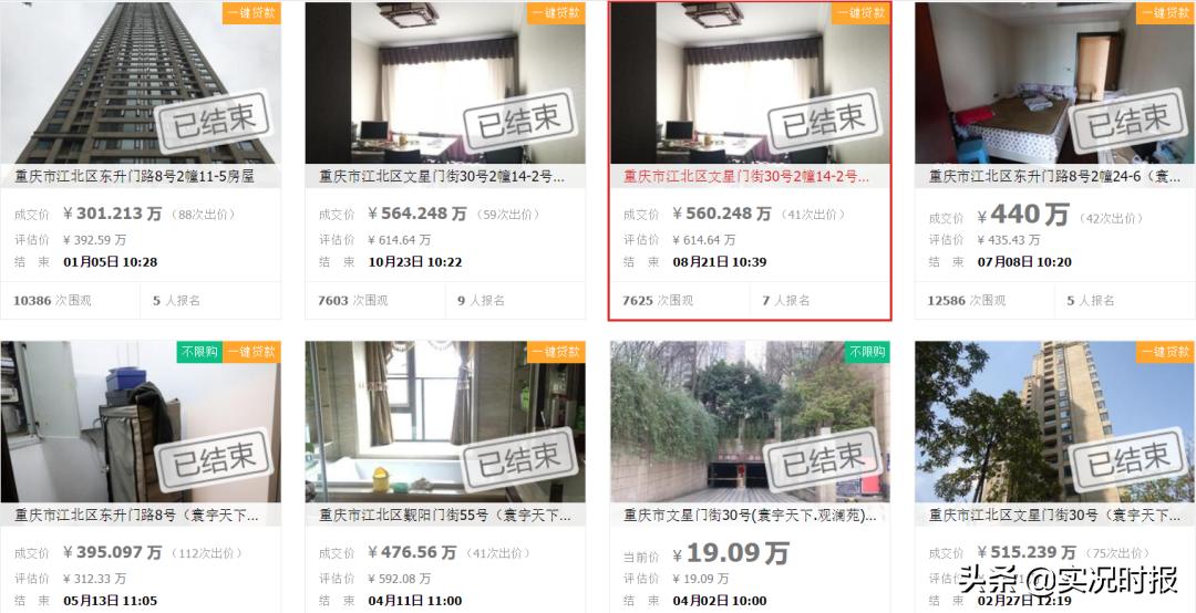 一个月房价降了十多万,重庆房价下跌最惨一览表