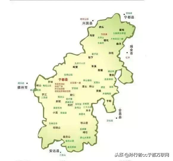 于都哪个乡镇最大，哪个最小、哪个最有人气？