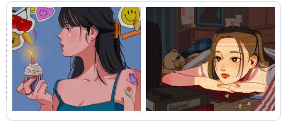 创意爱心插画素材,插画大全100张