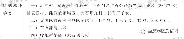 江北区小升初划片入学,水区幼升小怎样划分的