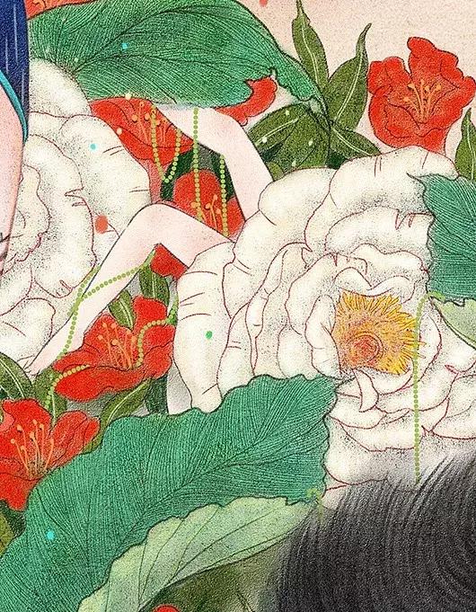 她笔下的女人韵味十足,他笔下的女子美得倾国倾城