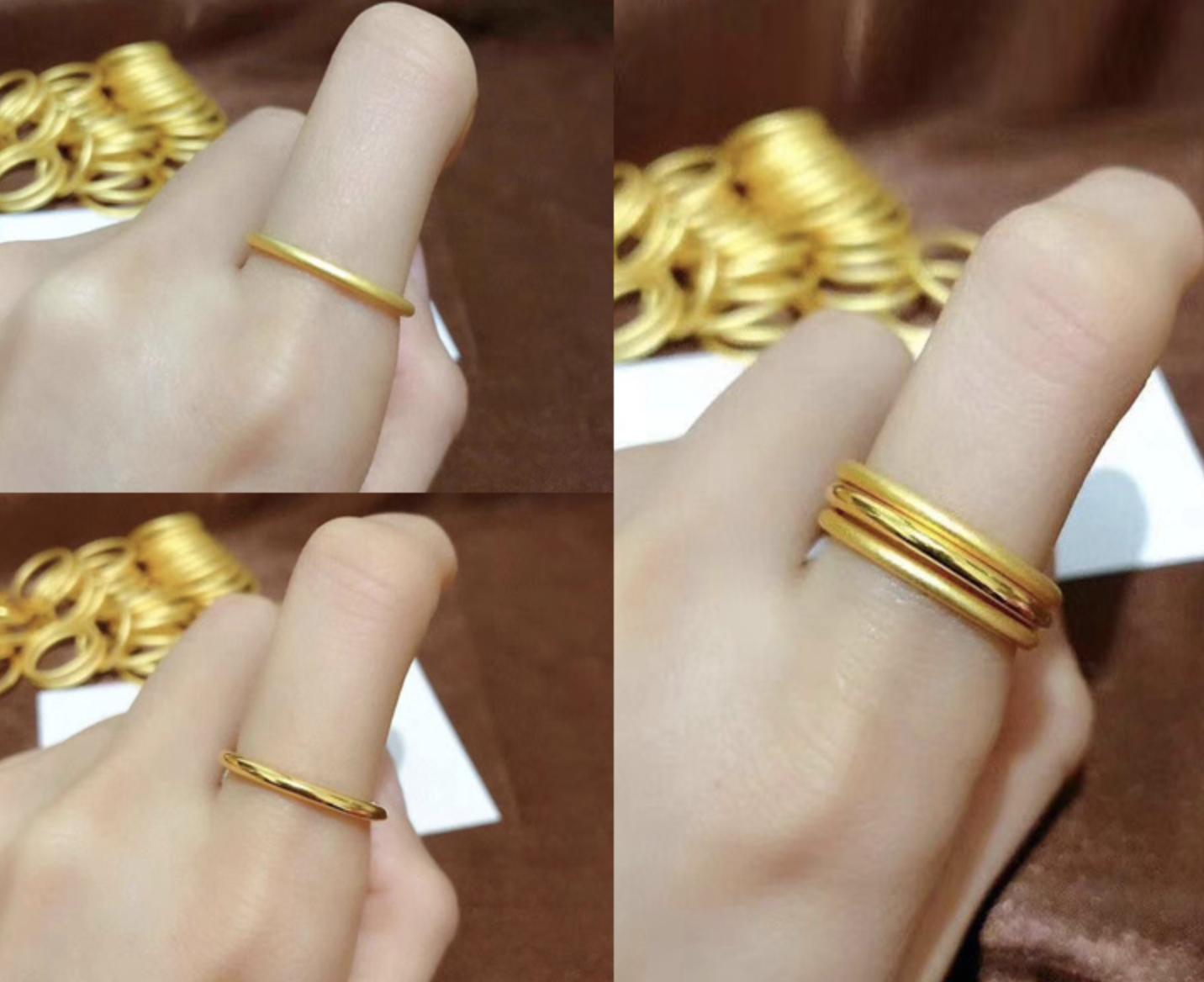 今年流行的素圈戒指都有什么款式,今年最火的戒指哪一款