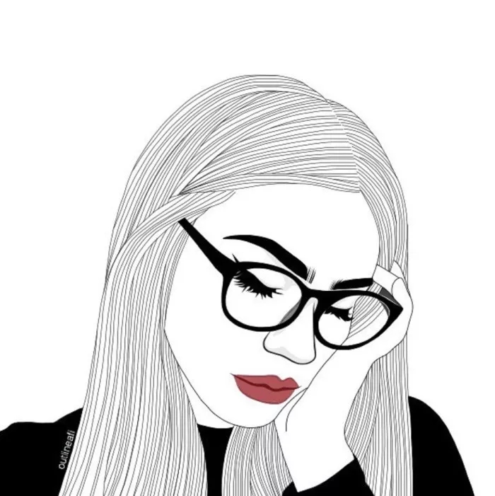 中性头像手绘森系,头像创意个性独特原宿手绘