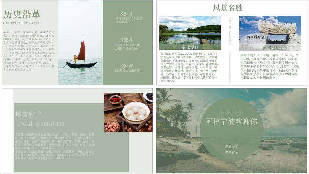 我帮宁波制作了一份PPT，效果还不错哦