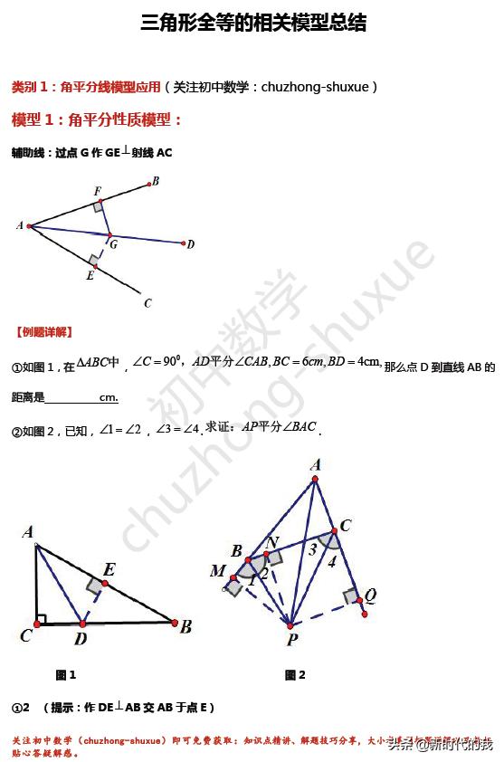 全等三角形是什么知识点的延伸,八上数学全等三角形章节知识点