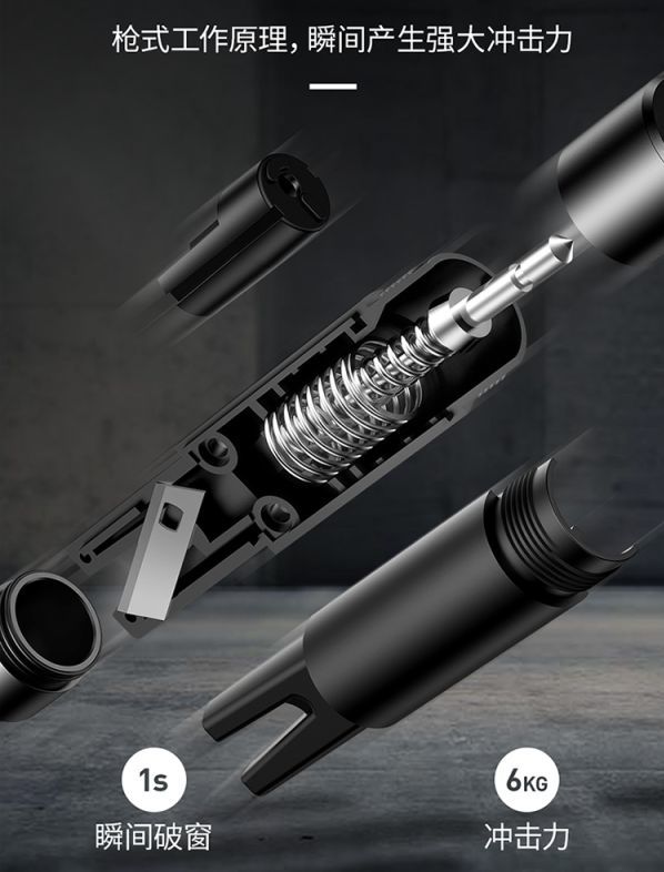 安全锤车用逃生破窗器,车上放安全锤