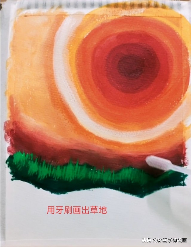 用马克笔画长颈鹿简单的画,初学者丙烯画教程长颈鹿