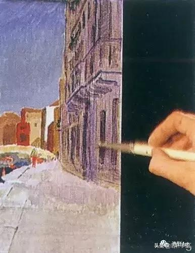 干货油画的入门技法,白羽平油画风景技法